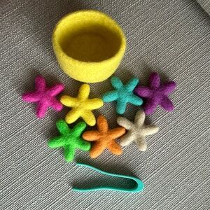 Colorful Starfish Sorting Toy Set
